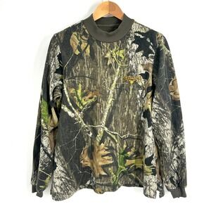 ScentLok Mens Camo Hunting Shirt Long Sleeve Mock Neck Odor Eliminating Large